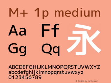 M+ 1p medium Version 1.012图片样张