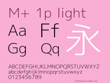 M+ 1p light Version 1.012图片样张