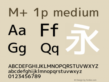 M+ 1p medium Version 1.012图片样张