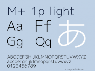 M+ 1p light Version 1.012图片样张