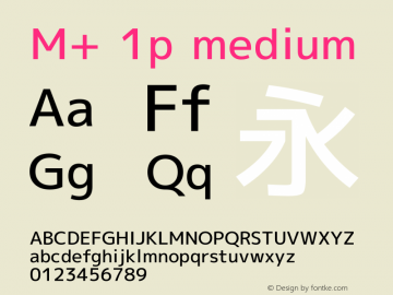 M+ 1p medium Version 1.012图片样张