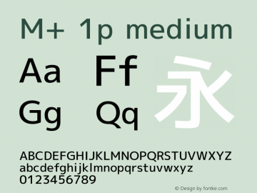 M+ 1p medium Version 1.018图片样张