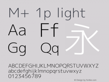 M+ 1p light Version 1.018图片样张