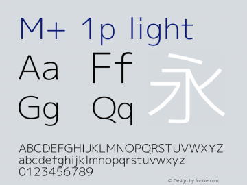 M+ 1p light Version 1.018图片样张