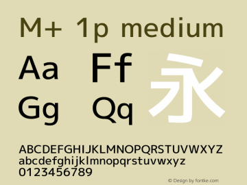 M+ 1p medium Version 1.021图片样张