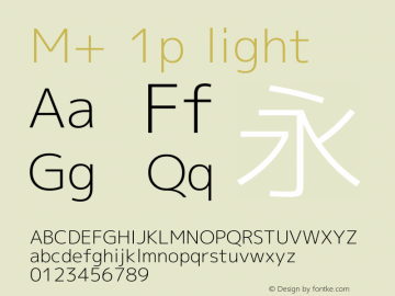 M+ 1p light Version 1.025图片样张