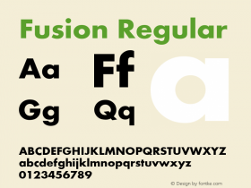 Fusion Regular Converted from U:\HOME\PEARCE\AT\TTFONTS\ST000026.TF1 by ALLTYPE图片样张