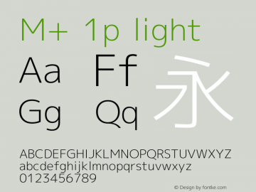 M+ 1p light Version 1.027图片样张