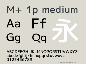 M+ 1p medium Version 1.031图片样张