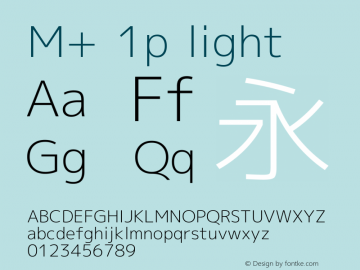 M+ 1p light Version 1.033图片样张