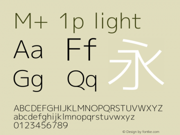 M+ 1p light Version 1.034图片样张