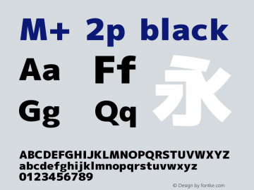 M+ 2p black Version 1.018图片样张