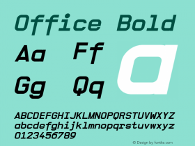 Office Bold Version 001.000图片样张