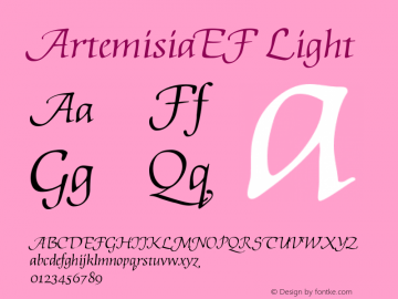 ArtemisiaEF Light Version 001.000图片样张