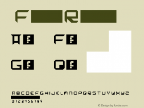 Fusion Regular Version 1.0 Font Sample
