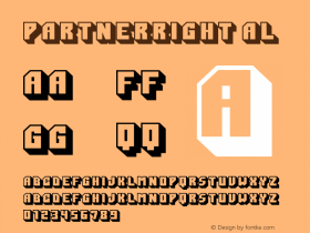 PartnerRight Al Macromedia Fontographer 4.1J 07.1.25 Font Sample