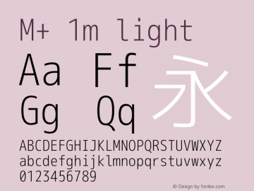 M+ 1m light Version 1.027图片样张