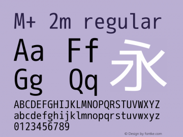 M+ 2m regular Version 1.022图片样张