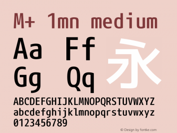 M+ 1mn medium Version 1.012图片样张