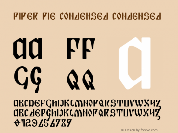 Piper Pie Condensed Condensed 001.000图片样张