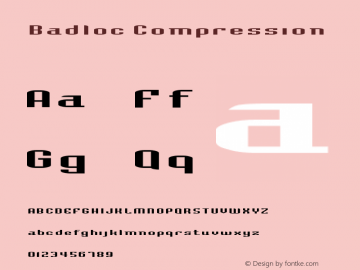 Badloc Compression Version 001.000图片样张