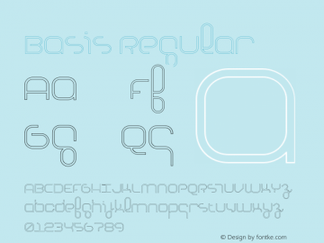 Basis Regular 001.000 Font Sample