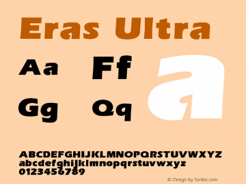 Eras font free download
