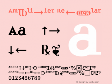 Amplifier Regular OTF 1.000;PS 001.000;Core 1.0.29 Font Sample