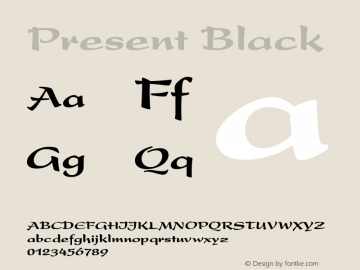 Present Black Version 001.000图片样张