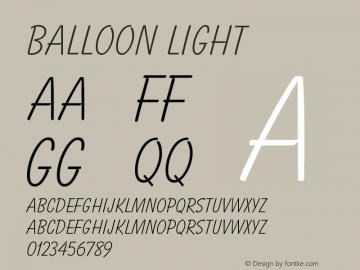 Balloon Light Version 003.001图片样张