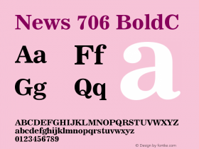 News 706 BoldC Version 003.001图片样张