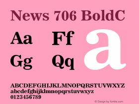 News 706 BoldC Version 003.001图片样张