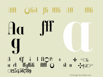 Ambroise Firmin AltDemi Version 001.000图片样张