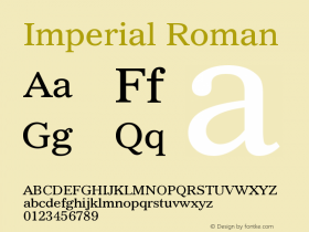 Imperial Roman Version 003.001图片样张