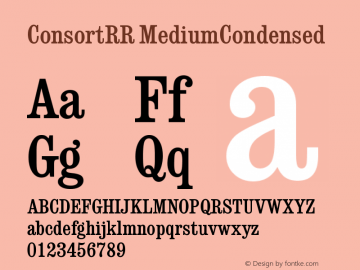 ConsortRR MediumCondensed Version 001.004图片样张