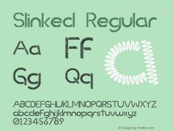 Slinked Regular 1.00图片样张