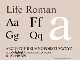 Life Roman Version 003.001图片样张