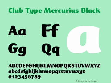 Club Type Mercurius Black Version 001.000图片样张