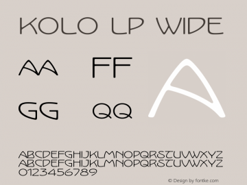 Kolo LP Wide Version 001.000图片样张