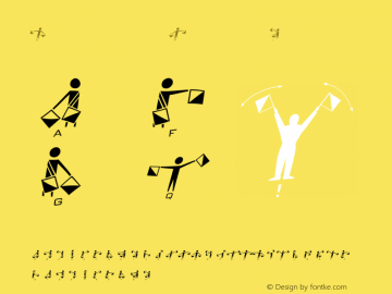 Semaphore Medium Italic 1.0 26-02-2002图片样张