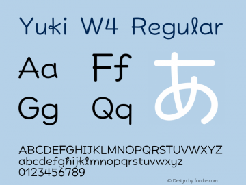 Yuki W4 Regular Version 1.00图片样张