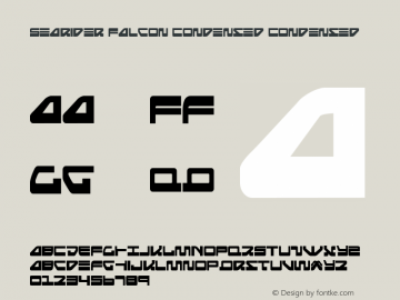 Searider Falcon Condensed Condensed 001.000图片样张