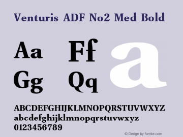 Venturis ADF No2 Med Bold Version 1.005图片样张