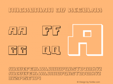 Micronian 3D Regular 001.000图片样张