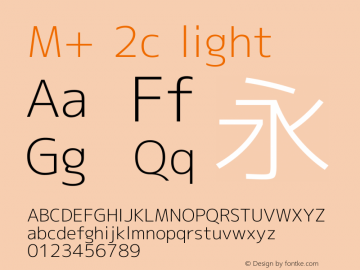 M+ 2c light Version 1.021图片样张