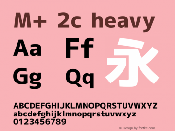 M+ 2c heavy Version 1.026图片样张