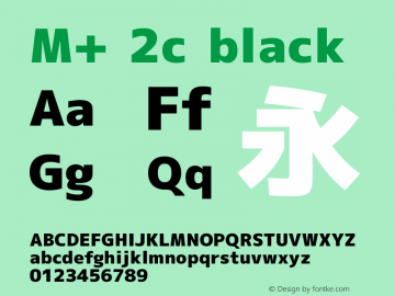 M+ 2c black Version 1.029图片样张