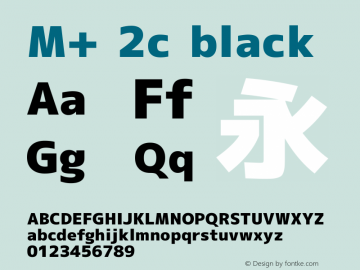 M+ 2c black Version 1.030图片样张