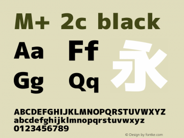 M+ 2c black Version 1.033图片样张
