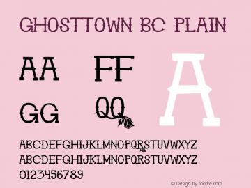 Ghosttown BC Plain Ghosttown BC 1图片样张